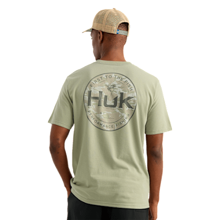 Huk Marlin Circle Kurzarm-T-Shirt mit Tasche
