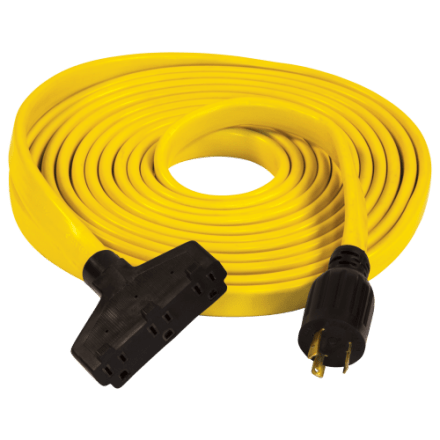 Champion Power Equipment 25' 30A 125V flaches Generator-Verlängerungskabel
